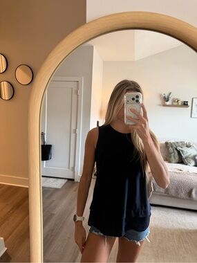 Banana Republic Black Sleeveless Tank Top
